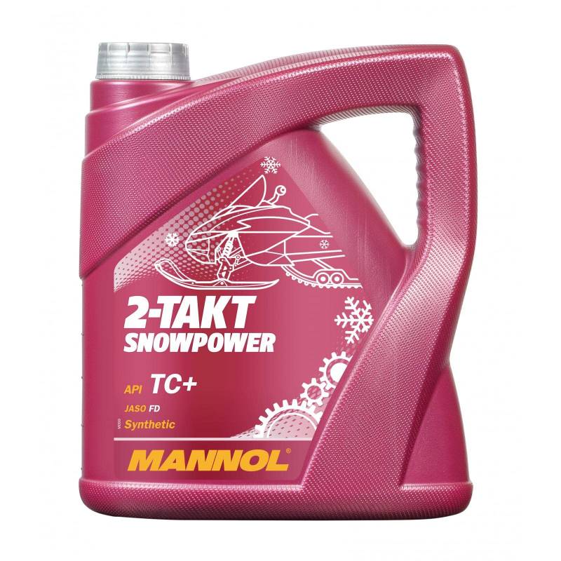 Motorenöl 2-Takt Snowpower MANNOL API TC+ 4 Liter von MANNOL