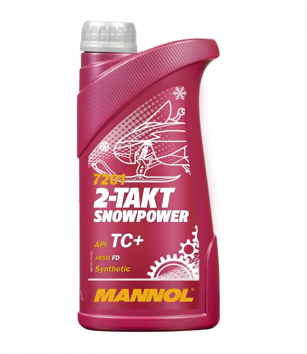 Motorenöl 2-Takt Snowpower MANNOL API TC+ 1 Liter von MANNOL