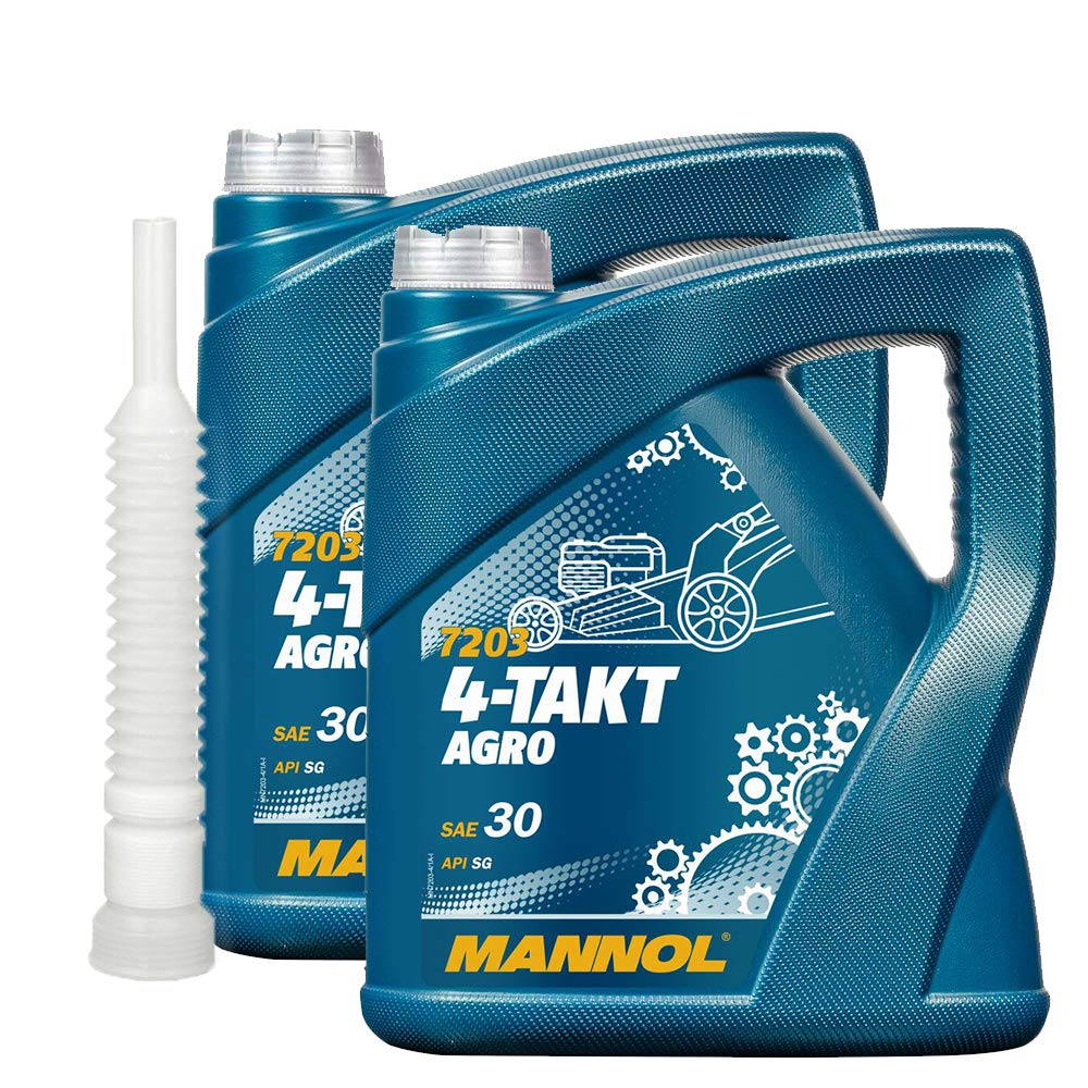 2 x4l, MANNOL 7203 4-Takt Agro SAE 30 API SG + Ausgießer von MANNOL