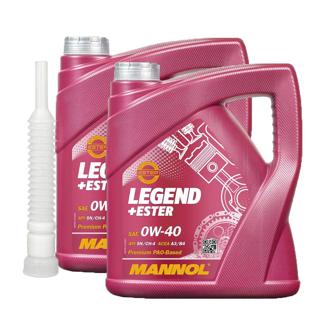 2 x4l, MANNOL 7901 Legend + Ester 0W-40 + Ausgießer 2 x4l, MANNOL 7901 Legend + Ester 0W-40 + Ausgießer von MANNOL