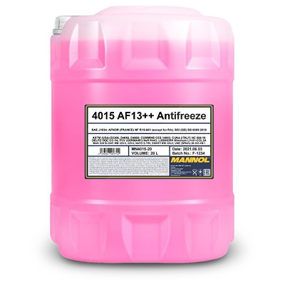 Mannol 20 L Antifreeze AF13++ (-40) Kühlerfrostschutzmittel [Hersteller-Nr. MN4015-20] von MANNOL