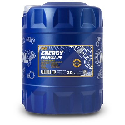 Mannol 20 L Energy Formula PD 5W-40 Motoröl [Hersteller-Nr. MN7913-20] von MANNOL