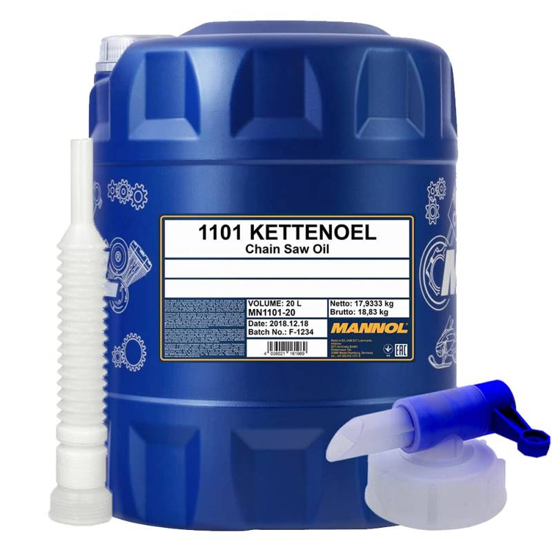 20 Liter, MANNOL 1101 Kettenoel Kettensägehaftöl von MANNOL