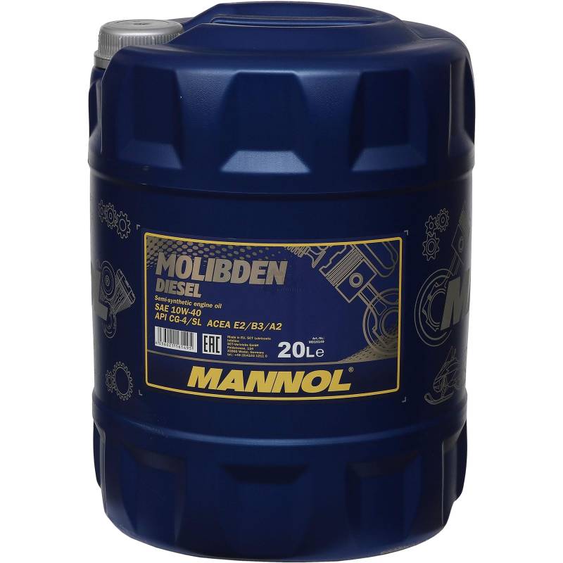 MANNOL Molibden Diesel SAE 10W-40 20L MN7506-20 von MANNOL