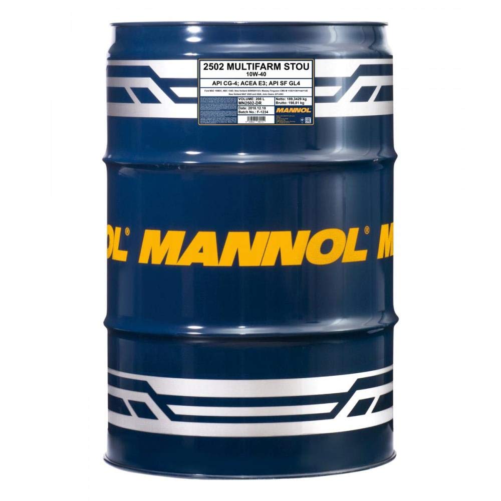 208L Mannol Motoröl Multifarm STOU 10W-40 von MANNOL