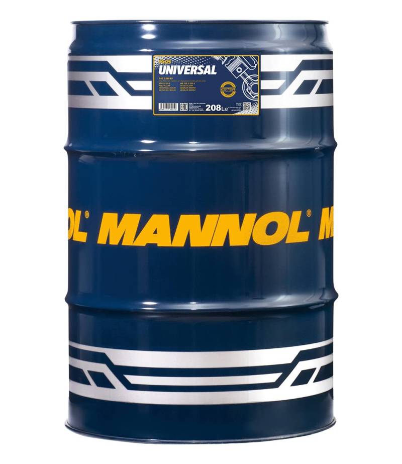 208L Mannol Motoröl Universal 15W-40 von MANNOL