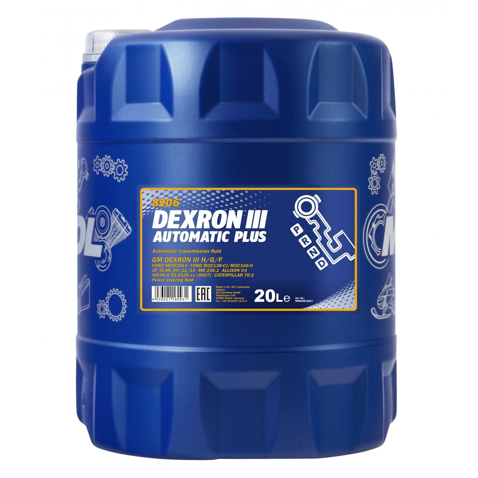 MANNOL Automatic Plus ATF DIII 20 L von MANNOL