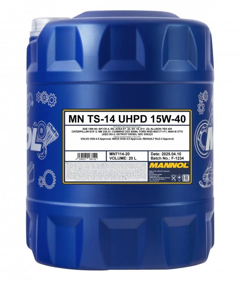 MANNOL TS-14 UHPD 15W-40 20 L von MANNOL
