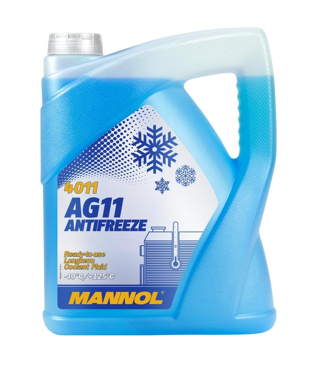 2X MANNOL MN4011-5 Longterm Antifreeze AG11-40°C Kühlerfrostschutz 5L von MANNOL