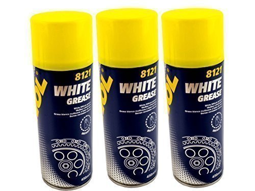 3 X 450ml MANNOL Weißes Lithiumfett Schmierstoff Fettspray Sprühfett Schmieröl von MANNOL