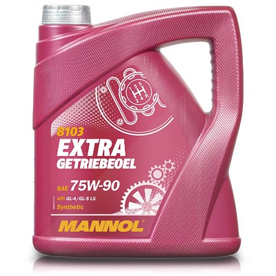 Mannol 4 L Extra Getriebeöl 75W-90 API GL-5 LS [Hersteller-Nr. MN8103-4] von MANNOL