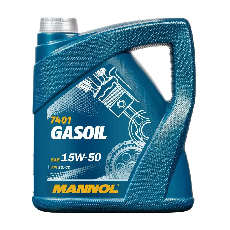 MANNOL Gasoil 15W-50 4L Motorenöle Flasche von MANNOL