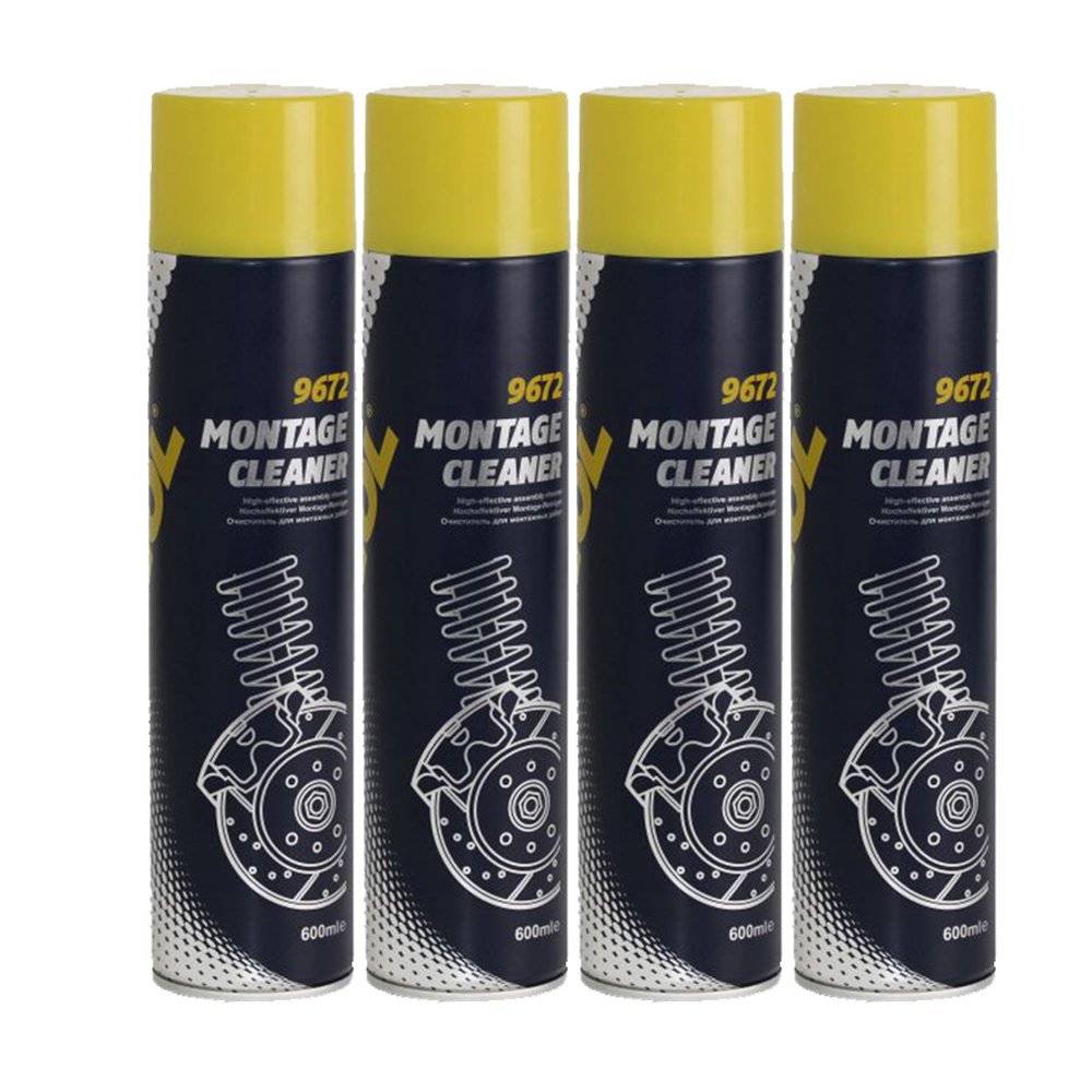 MANNOL 4 x 600ml 9672 Montage Cleaner/Bremsenreiniger MANNOL 4 x 600ml 9672 Montage Cleaner/Bremsenreiniger von MANNOL