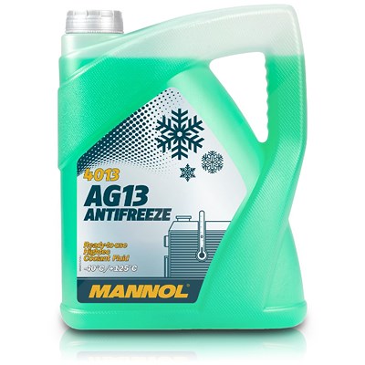 Mannol 5 L Antifreeze AG13 (-40) Hightec Kühlerfrostschutzmittel [Hersteller-Nr. MN4013-5] von MANNOL