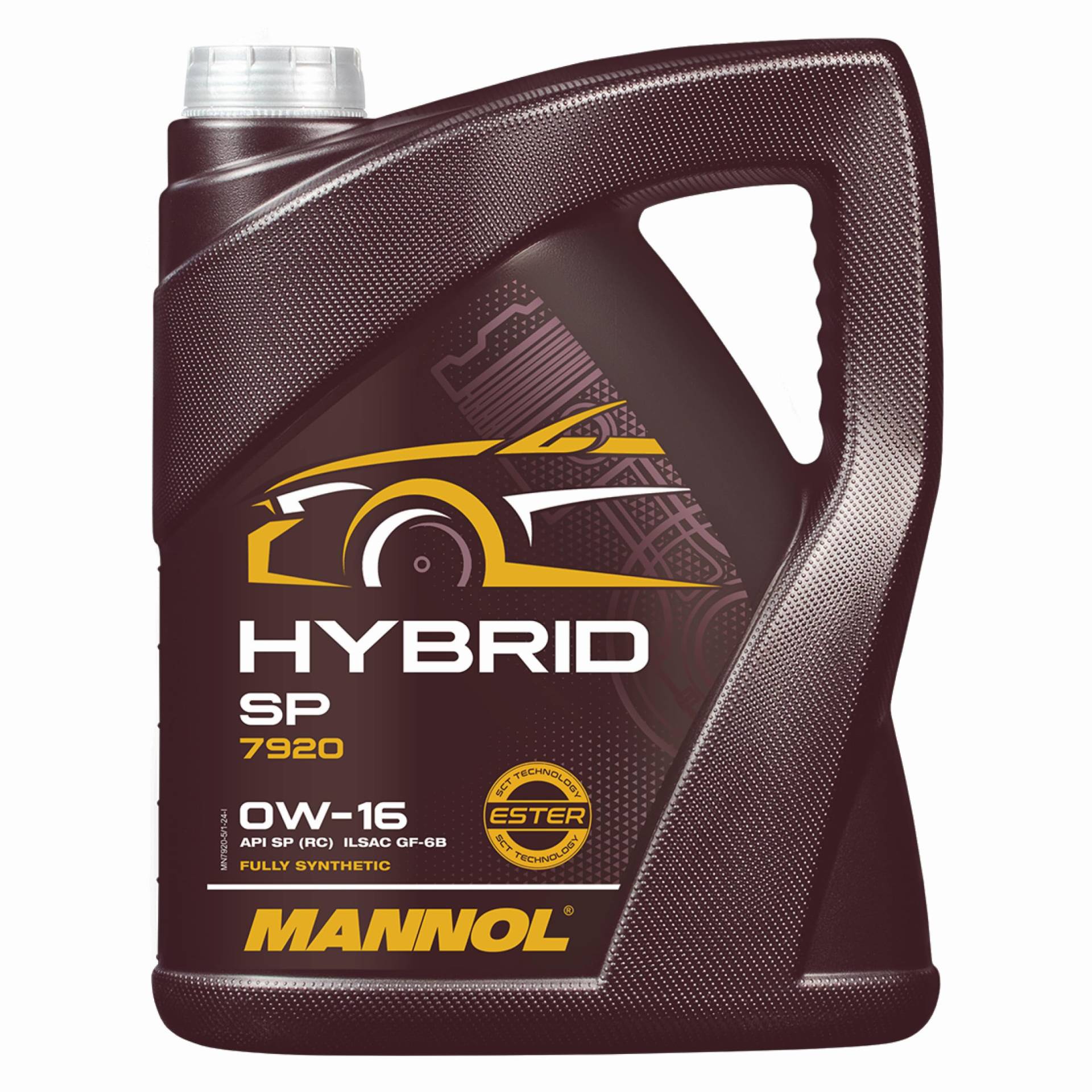 Mannol HYBRID SP Hochleistungs-Motoröl 5L - Für Moderne Benzinmotoren, Energiesparend mit niedriger Viskosität von MANNOL
