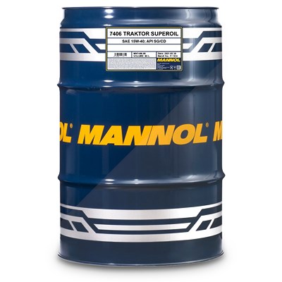 Mannol 60 L Traktor Superoil 15W-40 Motoröl [Hersteller-Nr. MN7406-60] von MANNOL