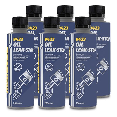 Mannol 6x 250 ml Oil Leak Stop Ölverlust Stop [Hersteller-Nr. MN9423-025PET] von MANNOL