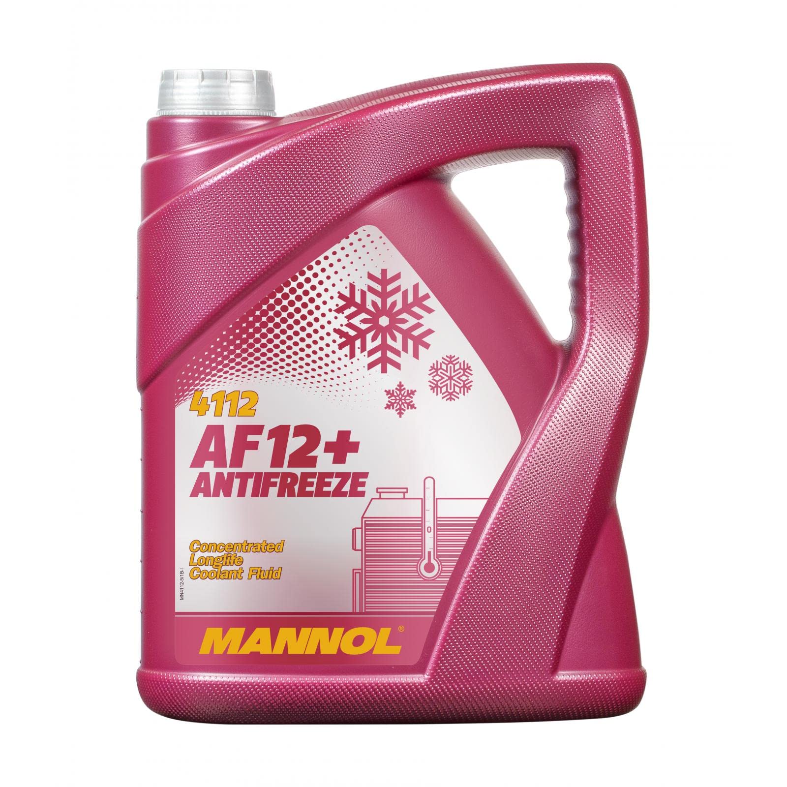 Kühlflussigkeit MANNOL Antifreeze AF12+ 5 Liter Frostschutz rot / violet von MANNOL