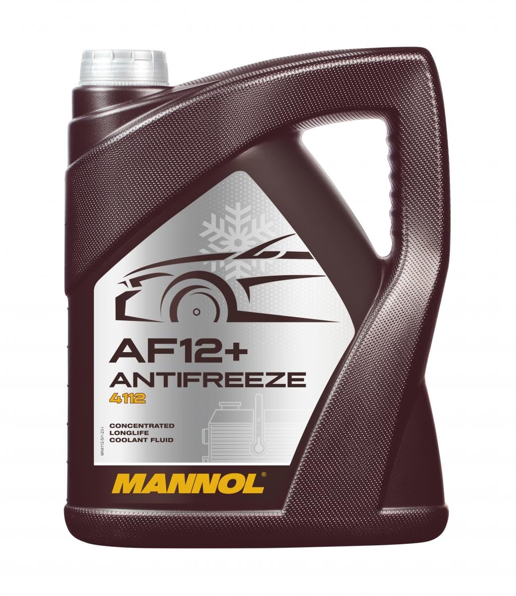 Kühlflussigkeit MANNOL Antifreeze AF12+ 5 Liter Frostschutz rot / violet von MANNOL