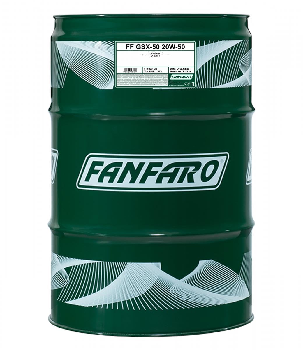 FANFARO GSX 50 20W-50 208 L FANFARO GSX 50 20W-50 208 L von FANFARO