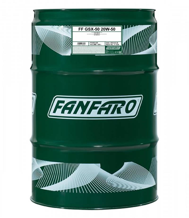 FANFARO GSX 50 20W-50 208 L von FANFARO