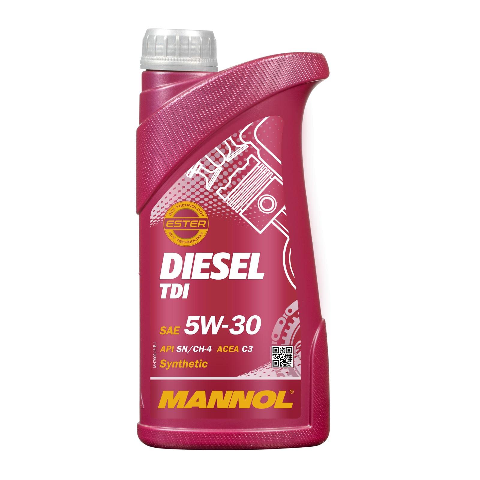 MANNOL Diesel TDI 5W-30 API SN/CF Motorenöl, 1 Liter von MANNOL