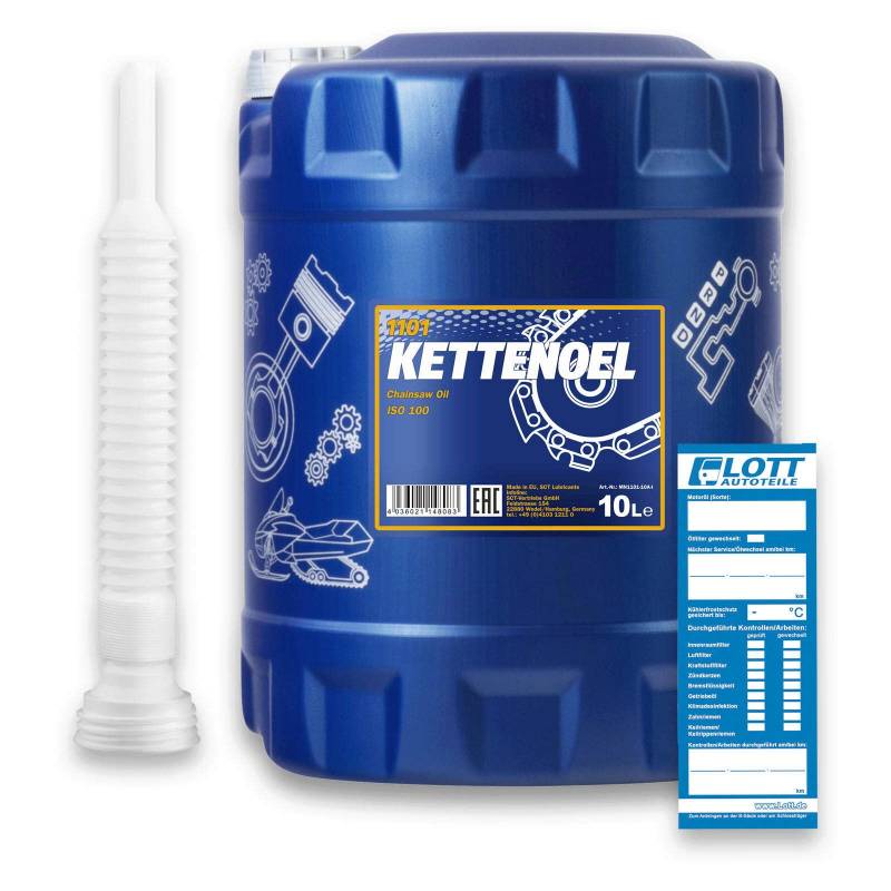 MANNOL 10L Kettenöl Schmieröl + Befüllschlauch von MANNOL
