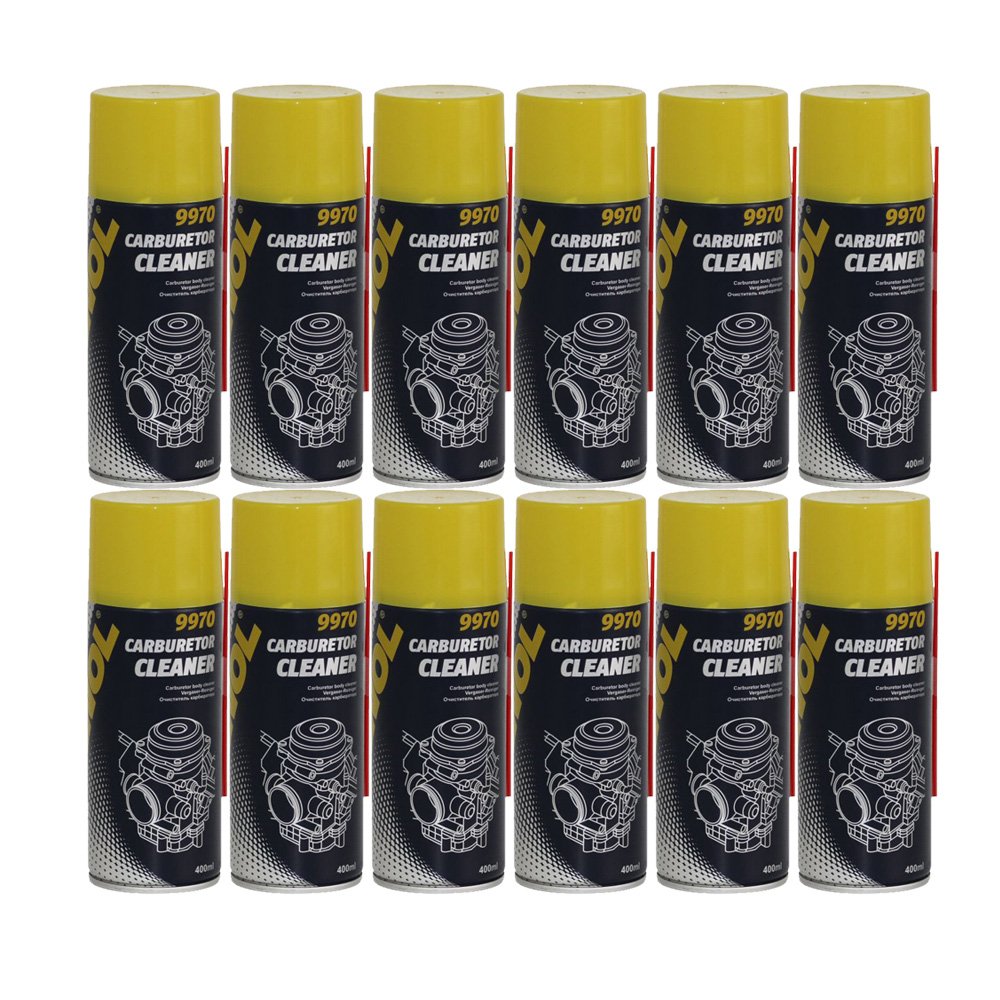 MANNOL 12 x 400ml 9970 Carburetor Cleaner/Vergaser- Drosselklappen- Reiniger MANNOL 12 x 400ml 9970 Carburetor Cleaner/Vergaser- Drosselklappen- Reiniger von MANNOL