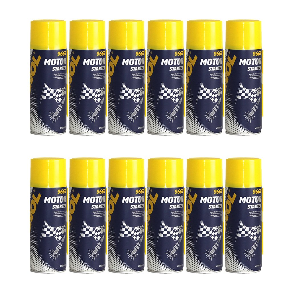 MANNOL 12 x 450ml 9669 Motor Starter/Starthilfe Kaltstart MANNOL 12 x 450ml 9669 Motor Starter/Starthilfe Kaltstart von MANNOL