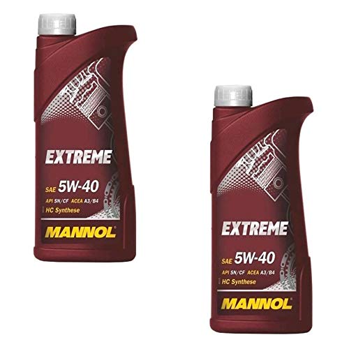MANNOL 2 x 1L Extreme Motoröl SAE 5W40 API SL/CF von MANNOL