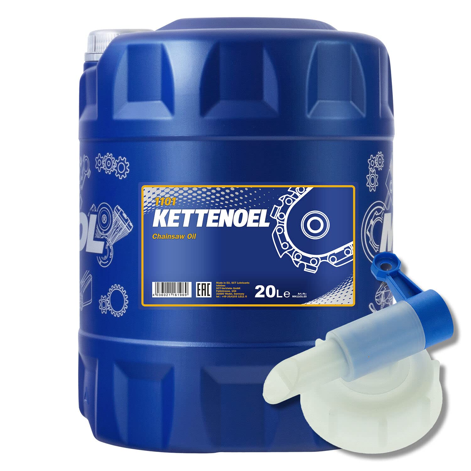 20 L MANNOL KETTENOEL SÄGEKETTENHAFTÖL inkl. Zapfhahn 20 L MANNOL KETTENOEL SÄGEKETTENHAFTÖL inkl. Zapfhahn von MANNOL