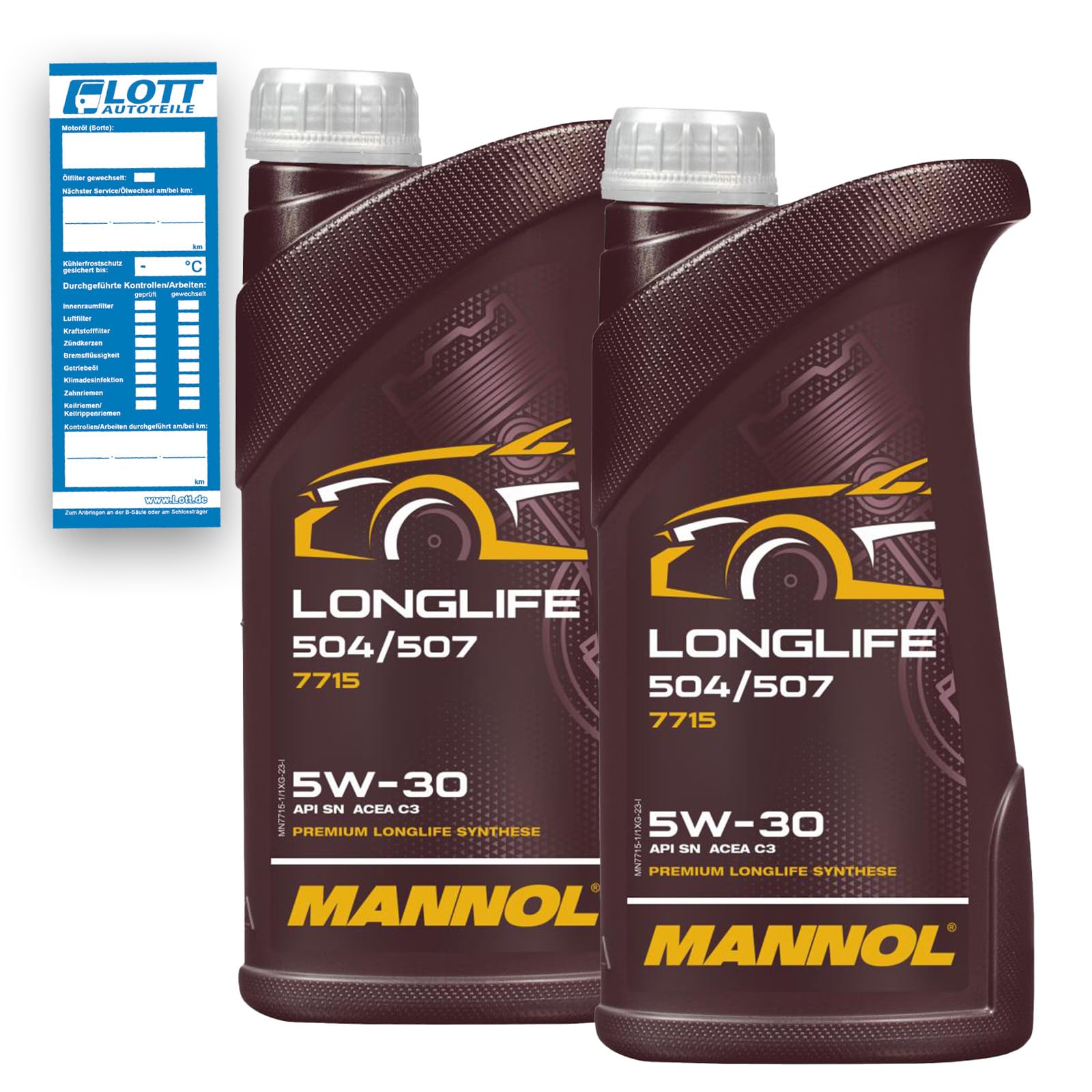 MANNOL 2X 1L MN7715 Longlife 5W-30 Motoröl Motorenöl MANNOL 2X 1L MN7715 Longlife 5W-30 Motoröl Motorenöl von MANNOL