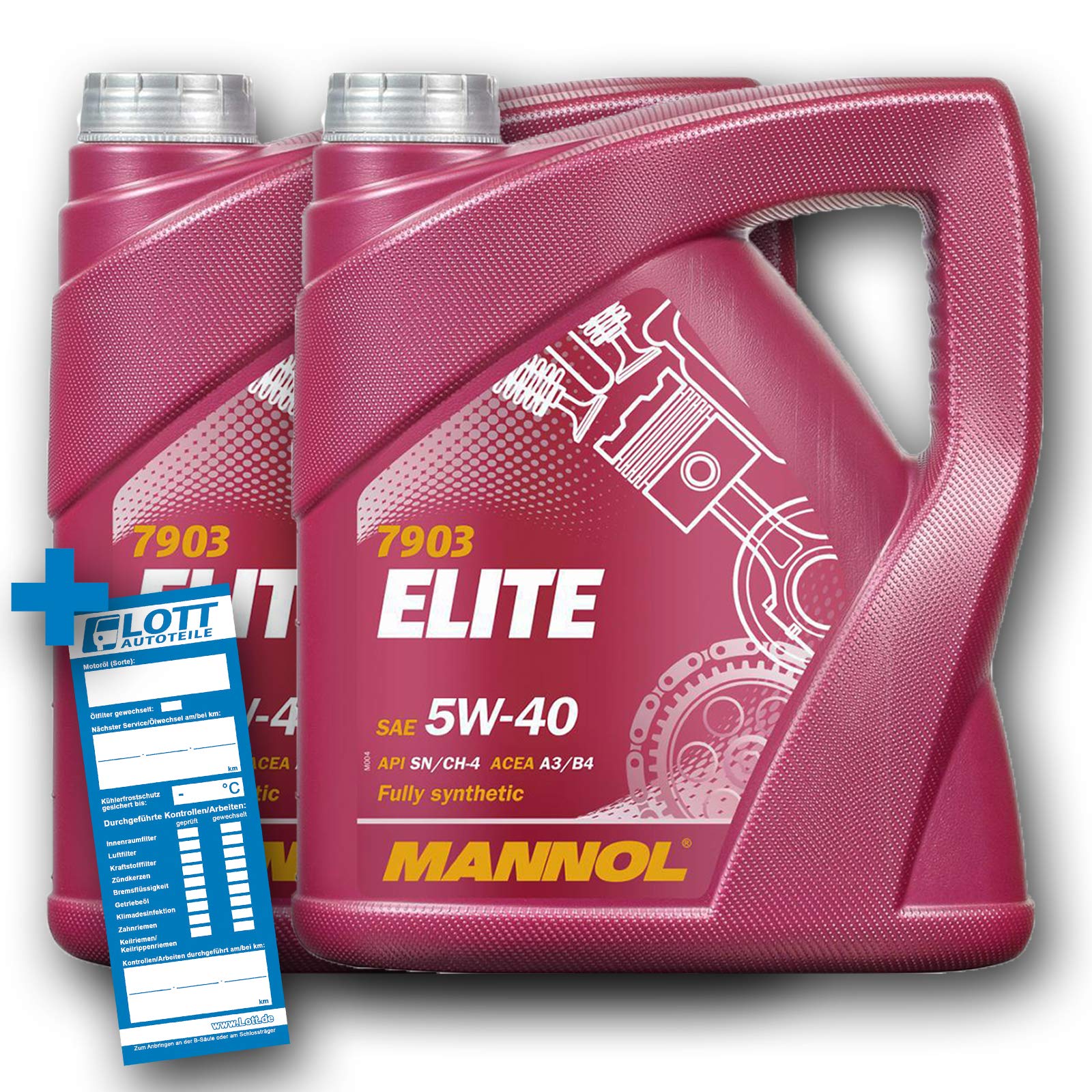 MANNOL 2X 4L Motoröl Elite 5W-40 API SN/CF Motorenöl MANNOL 2X 4L Motoröl Elite 5W-40 API SN/CF Motorenöl von MANNOL