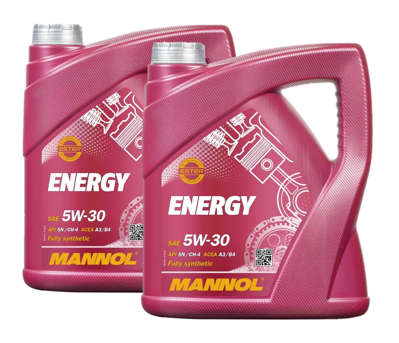 2x 5L Mannol Energy 5W-30 Motoröl 502.00 505.00 MB 229.3 ACEA A3 B3 von MANNOL