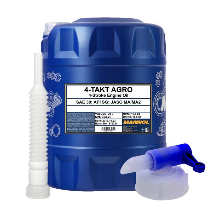 MANNOL 4-Takt Agro SAE 30 7203 1000 L von MANNOL