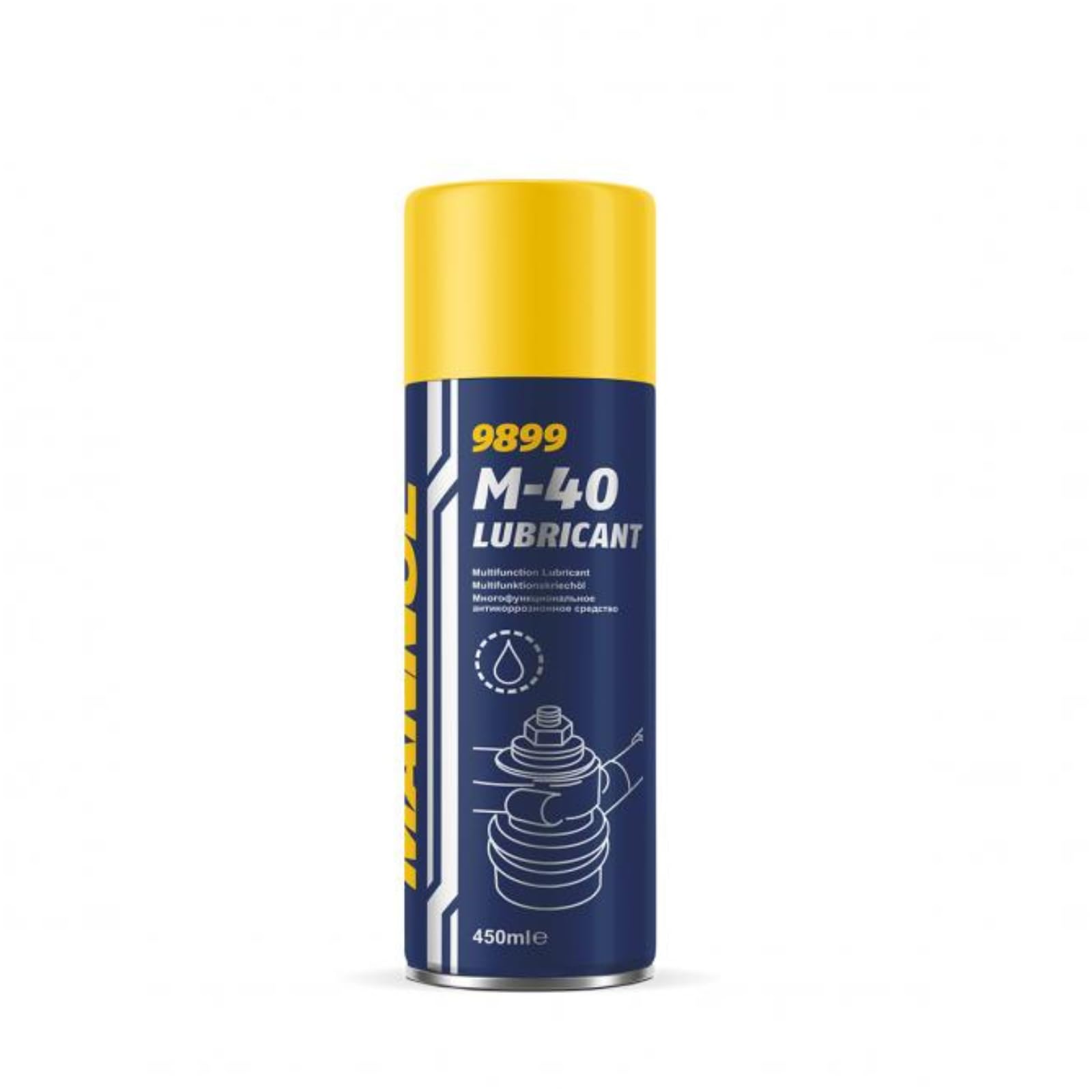 MANNOL Multifunktionskriechöl Universalöl Rostlöser M-40 1 Stück á 400 ml von MANNOL