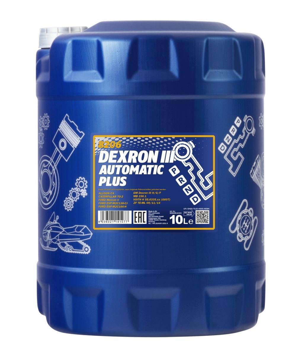 MANNOL Automatikgetriebeöl MERCEDES-BENZ,VOLVO,IVECO MN8206-10 MANNOL Automatikgetriebeöl MERCEDES-BENZ,VOLVO,IVECO MN8206-10 von MANNOL