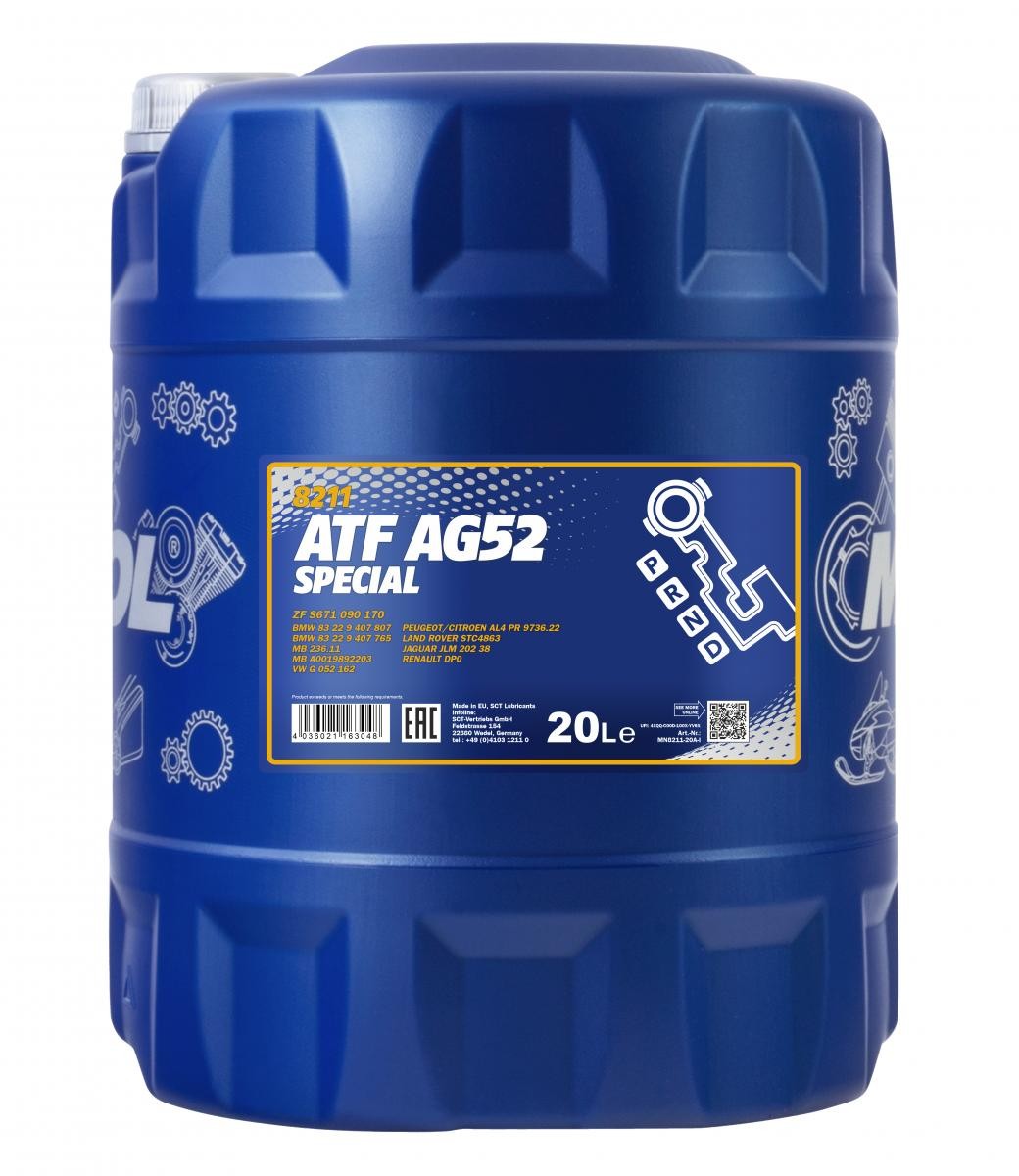 MANNOL Automatikgetriebeöl MN8211-20 MANNOL Automatikgetriebeöl MN8211-20 von MANNOL