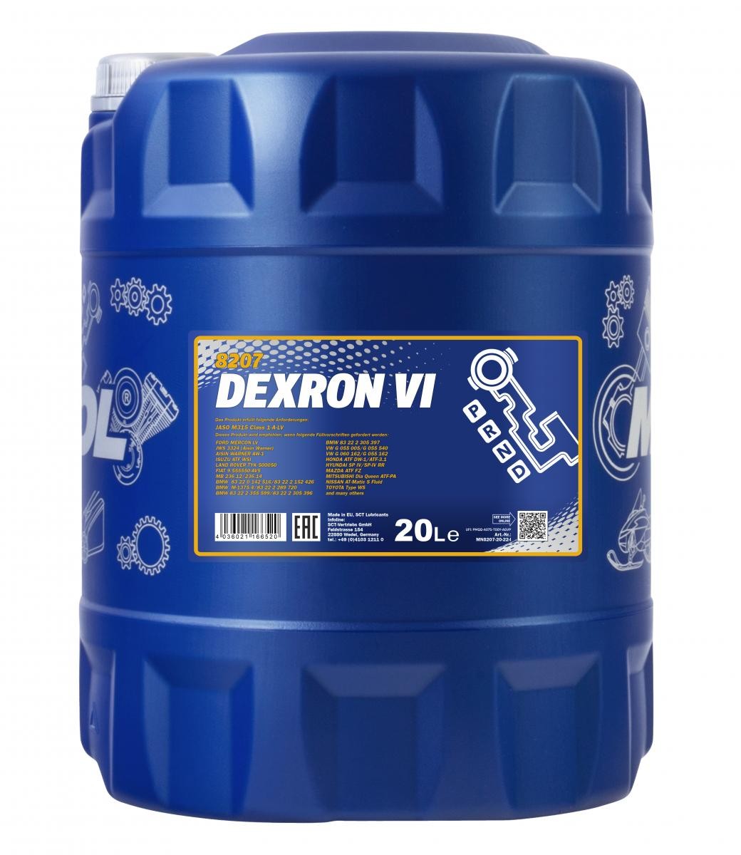 MANNOL Automatikgetriebeöl VW,MERCEDES-BENZ,AUDI MN8207-20 MANNOL Automatikgetriebeöl VW,MERCEDES-BENZ,AUDI MN8207-20 von MANNOL