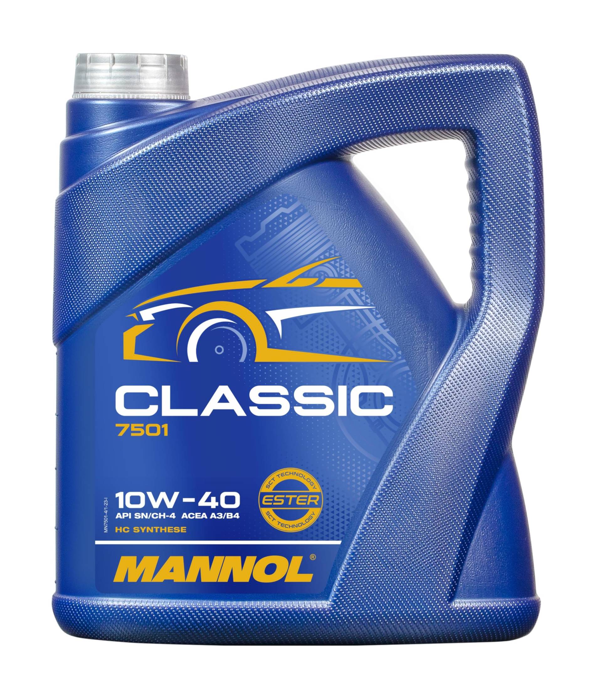 MANNOL Classic 10W-40 API SN/SM/CF Motorenöl, 4 Liter von MANNOL