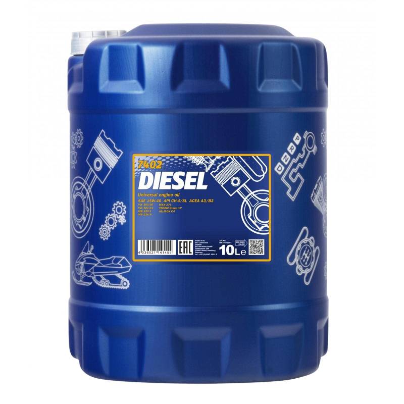 Mannol Diesel 15W-40 Motoröl 10L von MANNOL