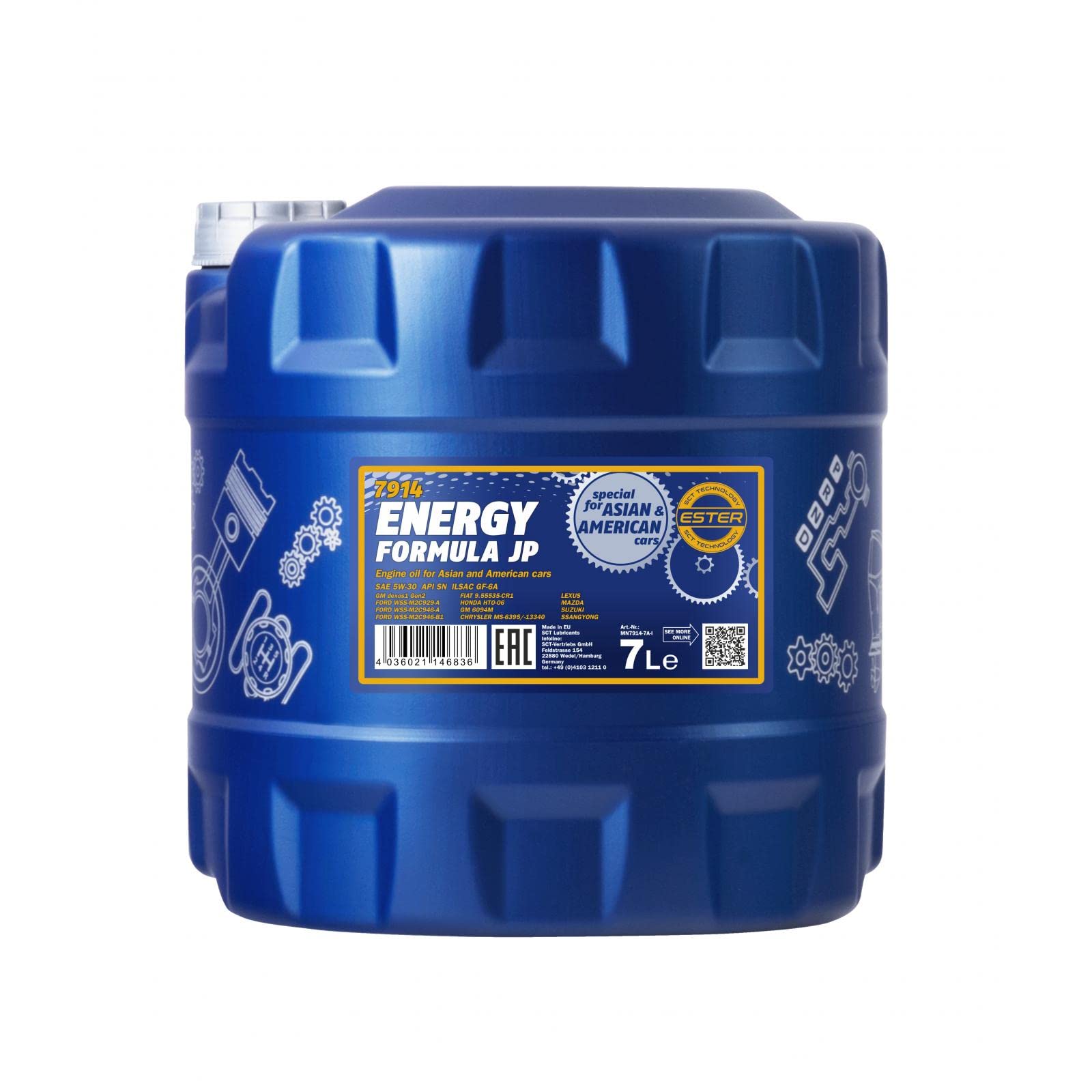 MANNOL Energy Formula JP 5W-30 7 L MANNOL Energy Formula JP 5W-30 7 L von MANNOL