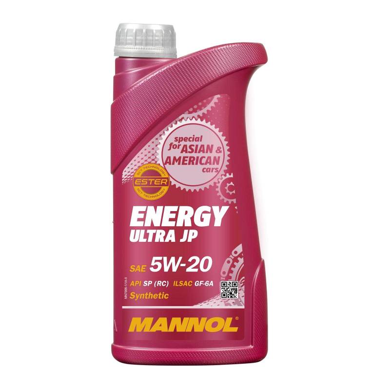 MANNOL Energy Ultra JP 5W-20 API SN Motorenöl, 1 Liter von MANNOL