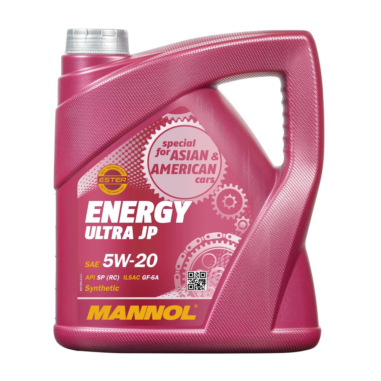 MANNOL Energy Ultra JP 5W-20 API SN Motorenöl, 4 Liter von MANNOL