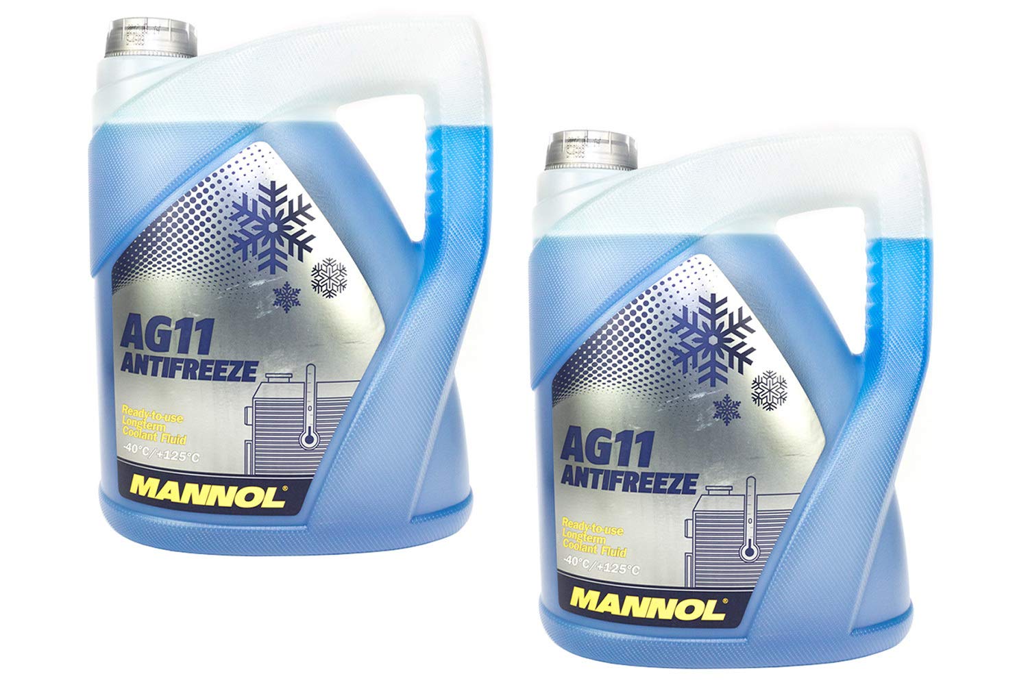 MANNOL Frostschutz Konzentrat blau SAE J1034 Longterm Antifreeze AG11-40°C 2 Stück á 5 Liter von MANNOL