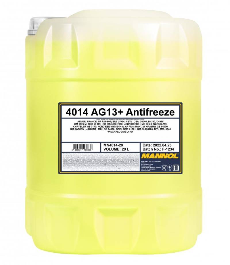 MANNOL Frostschutz MERCEDES-BENZ,BMW,FIAT MN4014-20 von MANNOL
