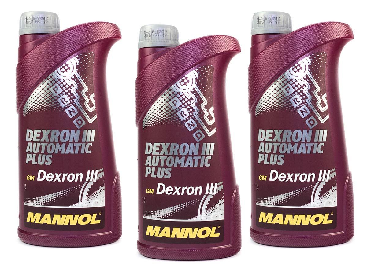 MANNOL Getriebeöl Dexron III Automatik Plus MB 3 Stück á 1 Liter von MANNOL