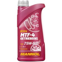 MANNOL Getriebeöl 75W-80 MN8104-1 VW,AUDI,MERCEDES-BENZ,Golf IV Schrägheck (1J1),Golf V Schrägheck (1K1),POLO (9N_) MANNOL Getriebeöl 75W-80 MN8104-1 VW,AUDI,MERCEDES-BENZ,Golf IV Schrägheck (1J1),Golf V Schrägheck (1K1),POLO (9N_) von MANNOL