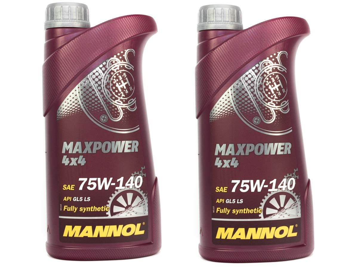 MANNOL Getriebeöl Maxpower 4x4 75W-140 API GL 5 LS 2 Stück á 1 Liter von MANNOL