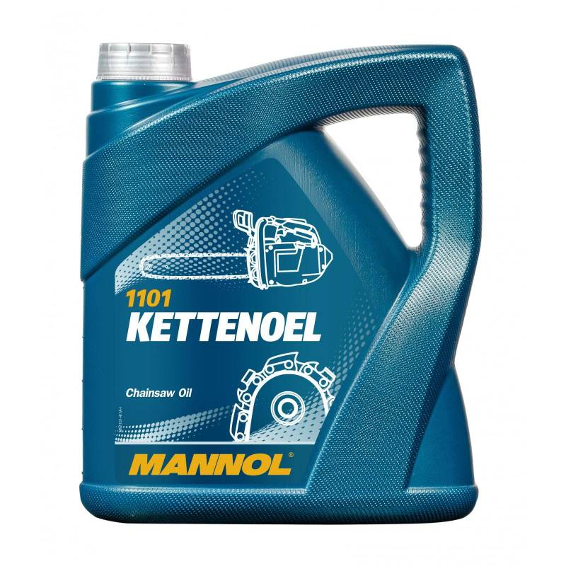 MANNOL Kettenöl 4L - Optimaler Verschleißschutz & Winterfest, für Gartengeräte von MANNOL
